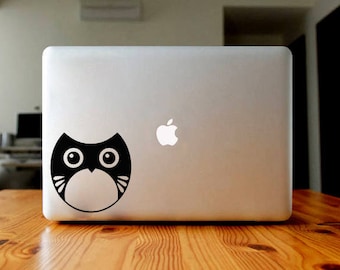 Owl sticker, decal, your choice of color