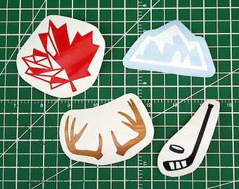 Canadá, el gran norte blanco, paquete de pegatinas