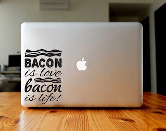 Bacon is love sticker, decal, your choice of color