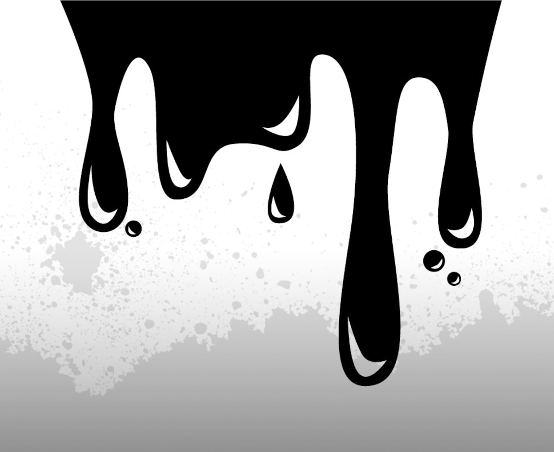 Drip Liquid Ooze Sticker Decal Your Choice of Color Etsy