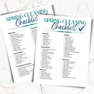 Spring Cleaning Checklist