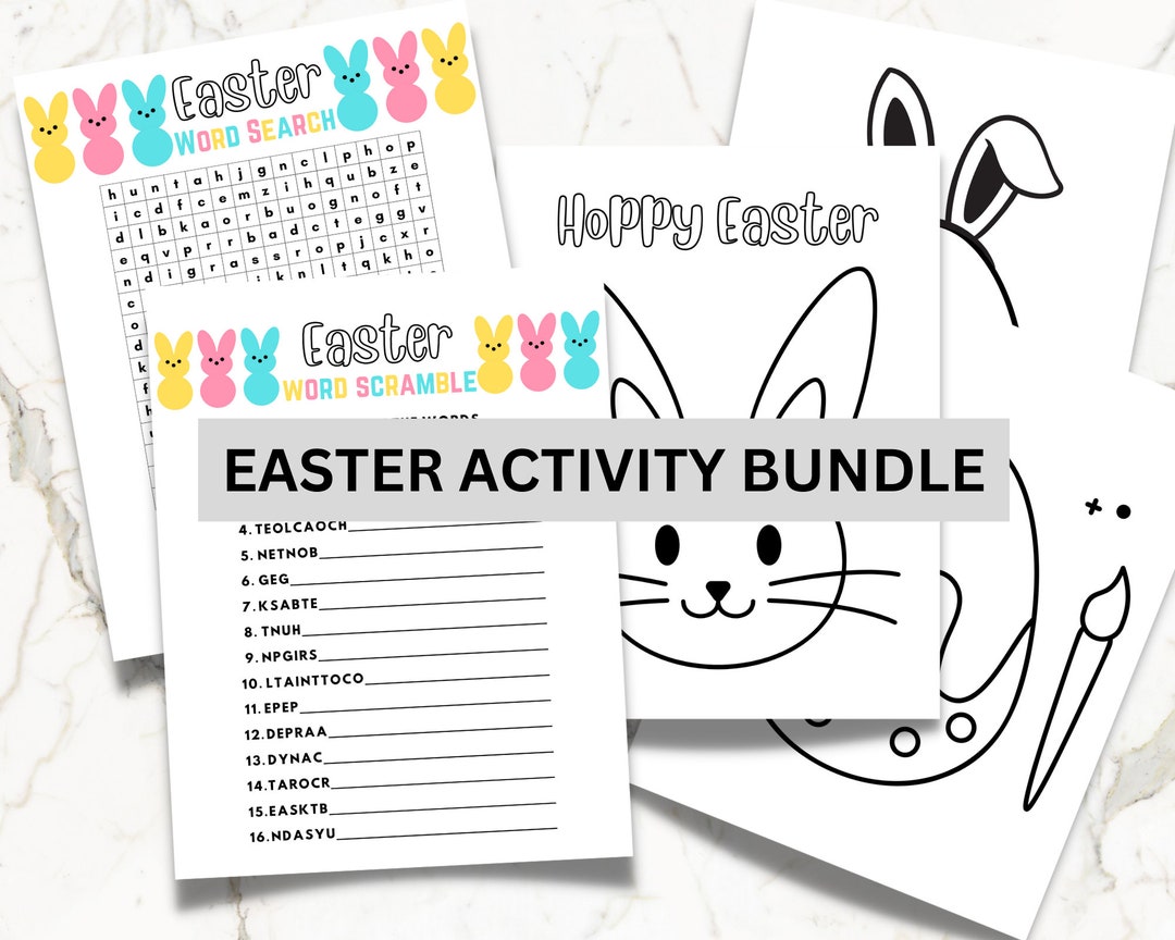 Easter Activity Bundle - Etsy