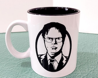 Vintage Dwight Schrute Dunder Mifflin The Office Ceramic Coffee Mug