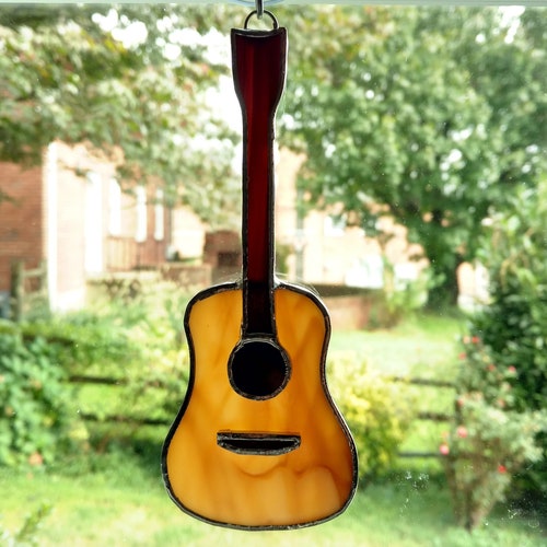 Stained Glass Piano Suncatcher Piano Keys Music Lover Gift Etsy