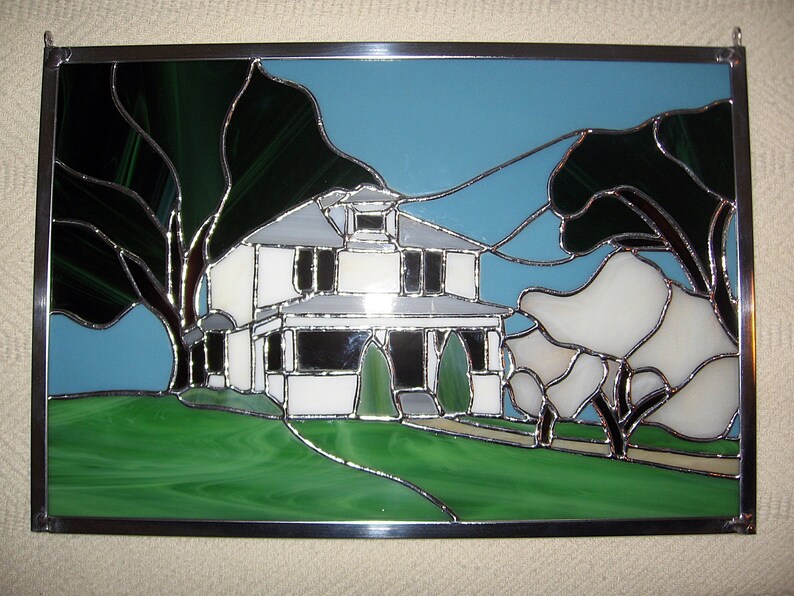 Custom Stained Glass Panel Custom Stained Glass Window Etsy