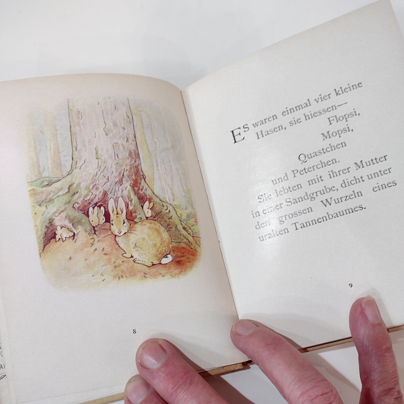 Vintage Die Geschichte Des Peterchen Hase Book, 1946 German Translation ...