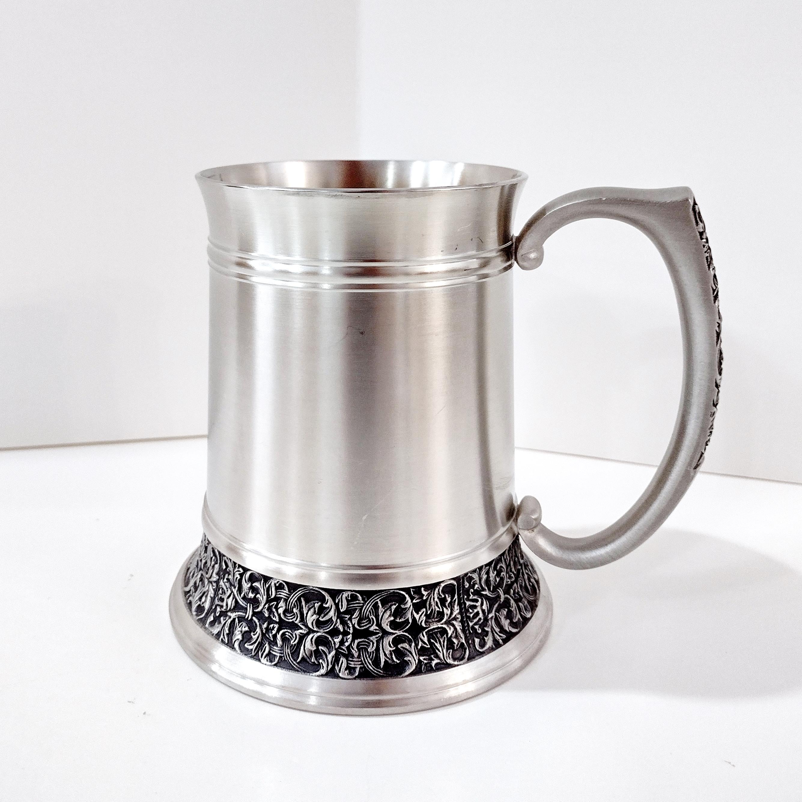 Vintage Pewter Mug - Etsy