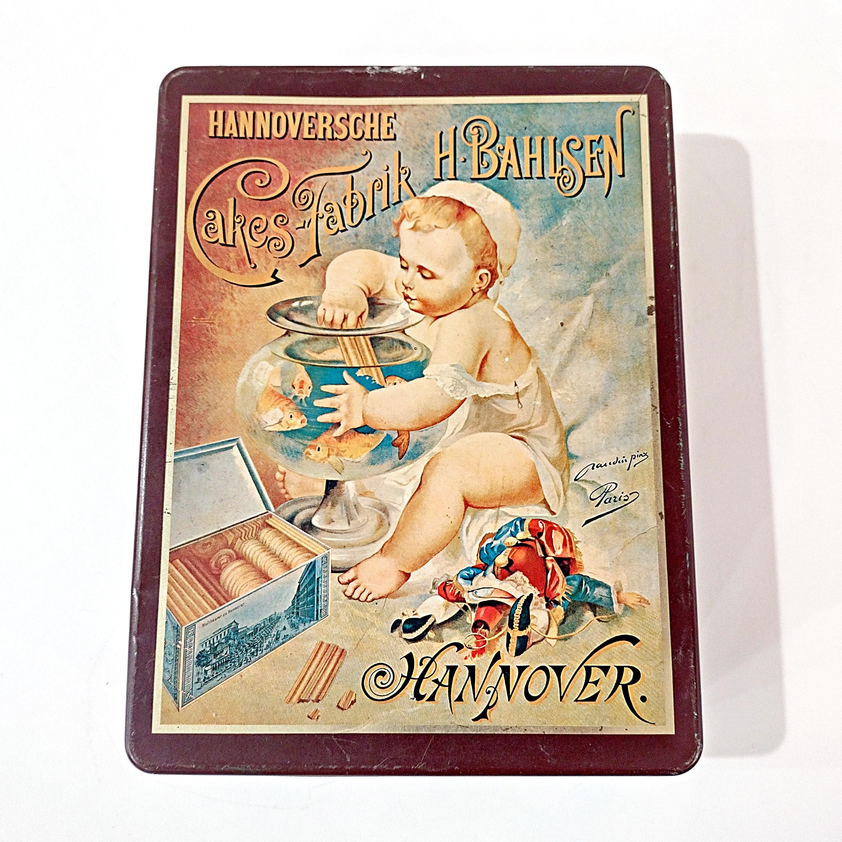 Vintage Bahlsen Tin - Etsy