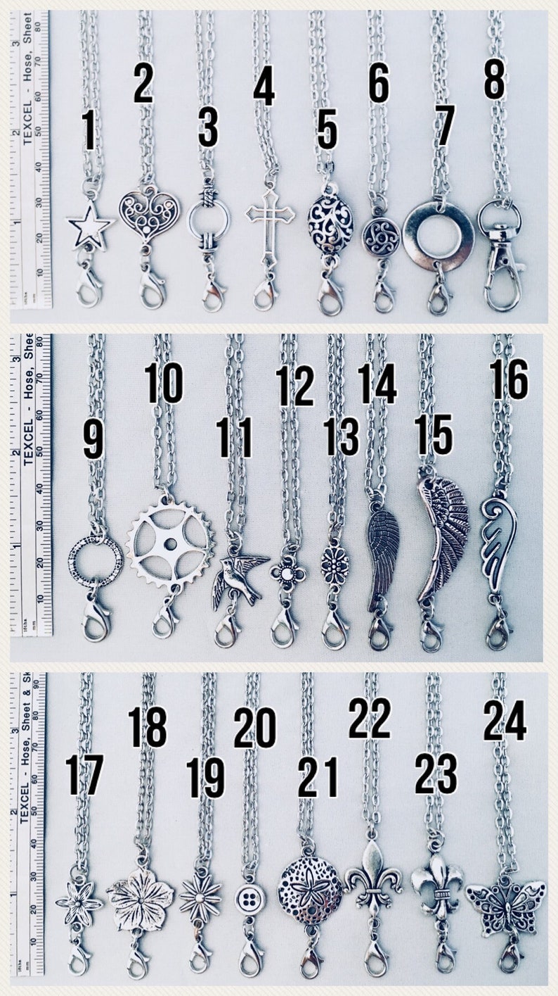 Deaf Awareness ASL Antique Silver Charm Necklace With Three Charms