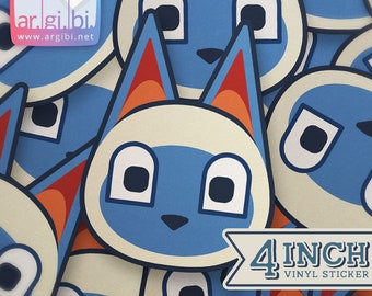 Pegatina de vinilo de Mitzi - Pegatinas de Animal Crossing - Pegatina para portátil - Pegatina para botella de agua