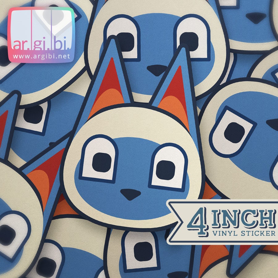 Mitzi Vinyl Sticker Animal Crossing Stickers Laptop Stickers Water Bottle Stickers Car