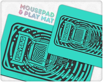 Tappetino per mouse / tappetino da gioco per videogiochi Polybius Arcade
