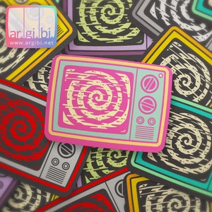 Hypno TV Vinyl Sticker - Laptop Stickers - Water Bottle Stickers