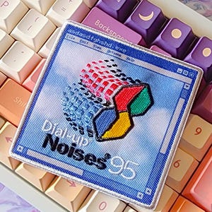 Dial Up Noises Fabric Patch