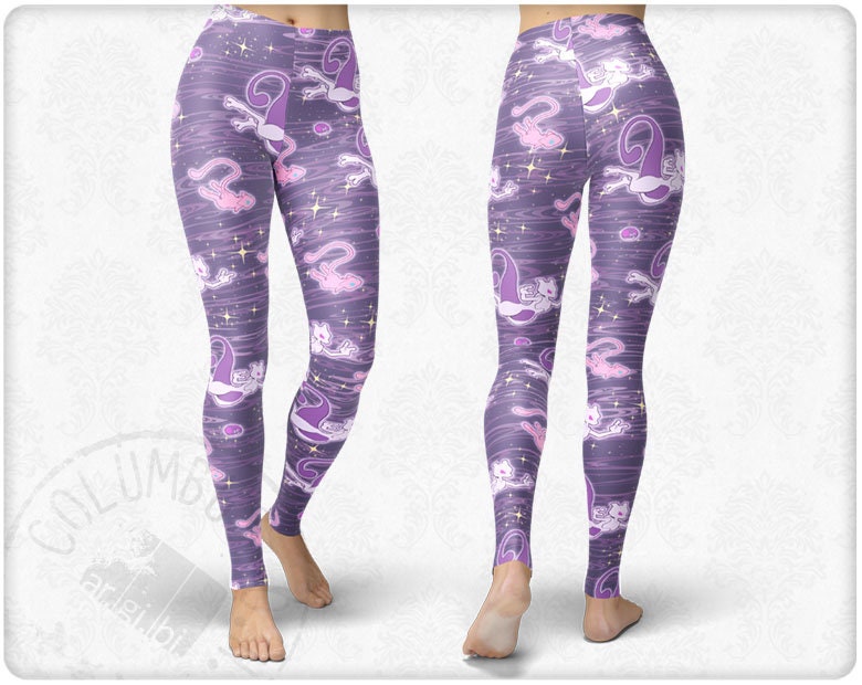 Mew and Mewtwo Leggings XS-2XL | Etsy 