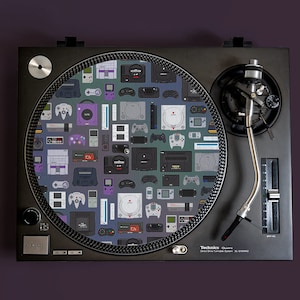 Pixel Gamer Record Player Slipmat