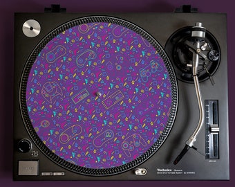 Retro Arcade Teppich Plattenspieler Slipmat
