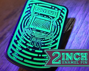 Polybius Glow In The Dark Enamel Pin