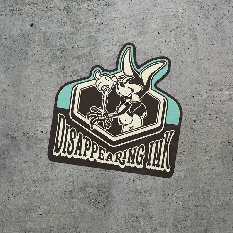 Acme Disappearing Ink Logo | Vinyl Sticker - Etsy