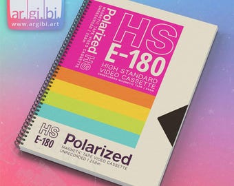 Polarized VHS Vaporwave - Książka z naklejkami