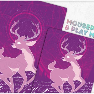 Star Deer Mousepad | Deskmat | Playmat