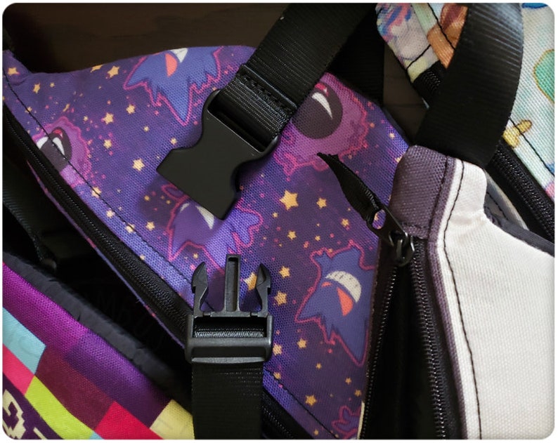 Vulpix and Ninetales Inspired Pattern Fanny Pack