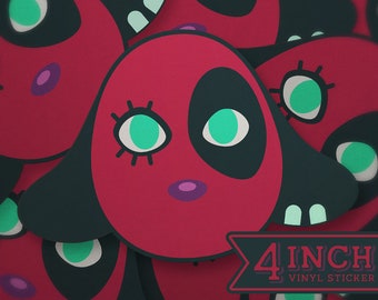 Cherry Animal Crossing Vinyl Sticker / New Horizons / ACNH / Waterproof / Laminated
