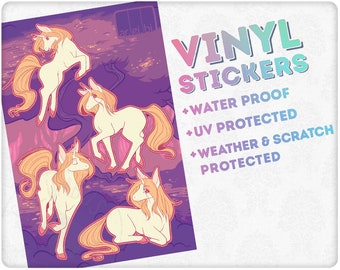 Unicorn Vinyl Sticker