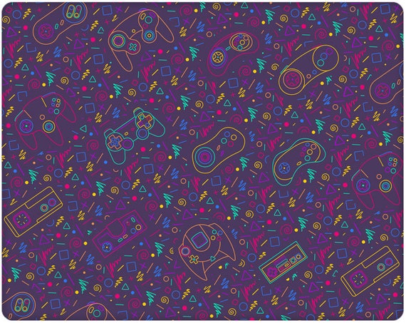 24 Retro Arcade Carpet Pattern Bandana Headband Face Etsy