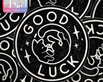 Good Luck Vinyl Sticker - Laptop Stickers - Water Bottle Stickers - Car Decal