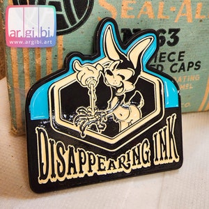 Acme Disappearing Ink Enamel Pin