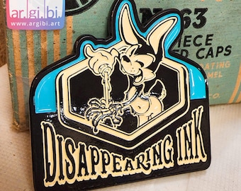 Acme Disappearing Ink Enamel Pin