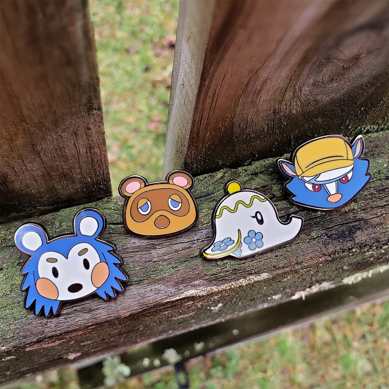 Animal Crossing Enamel Pins Series Two | Etsy