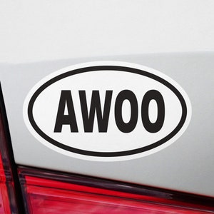 Furry Oval Sticker - Owo | Uwu | Awoo | Blep | Boop | Mlem - Etsy