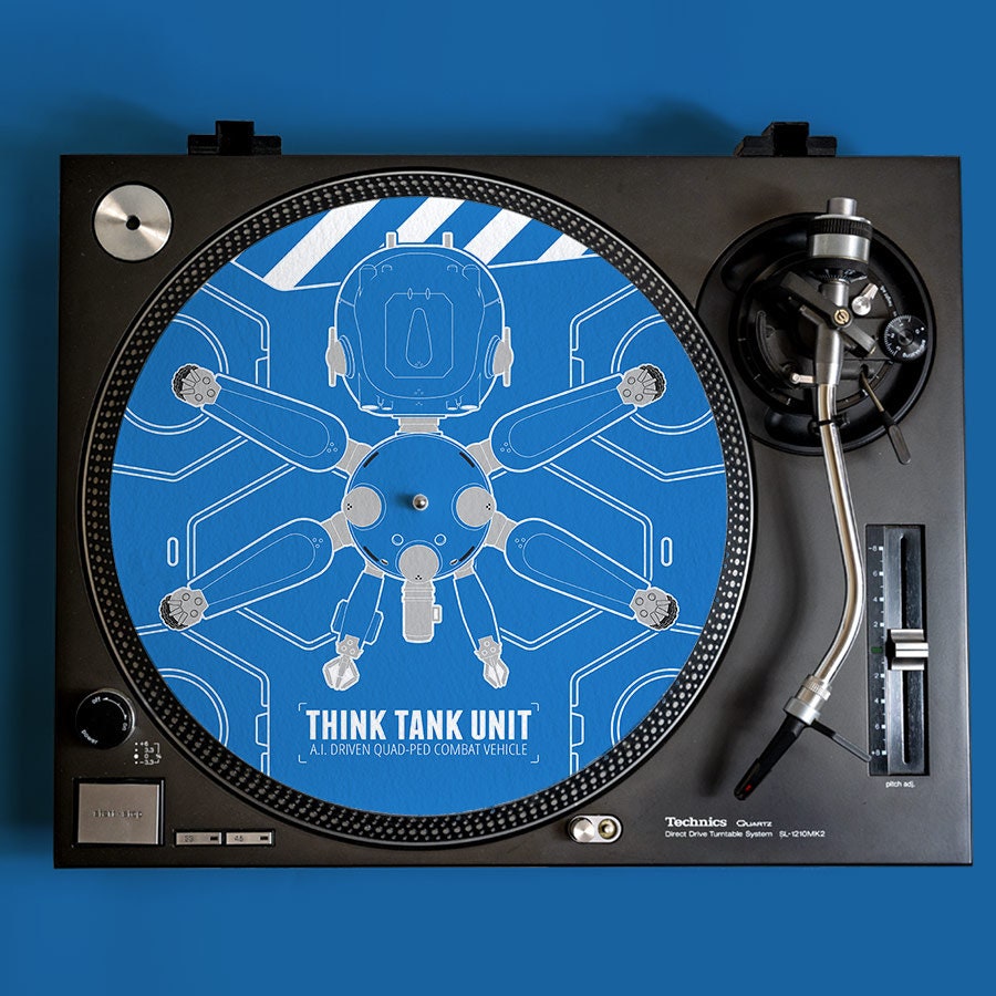 Ghost Town Ska DJ Turntable Slipmat - 12" Felt Slipmat For Mixing & Scratching, Inspired By The Specials