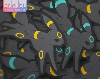 Eeveelutions Umbreon Vinyl Sticker - Laptop Stickers - Water Bottle Stickers - Car Decal