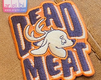 Dead Meat Embroidered Fabric Patch