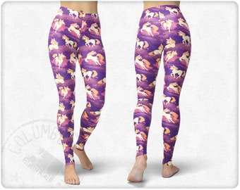 Leginsy z jednorożcem (XS-2XL)