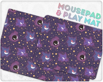 Ghost Types Mousepad | Deskmat | Playmat