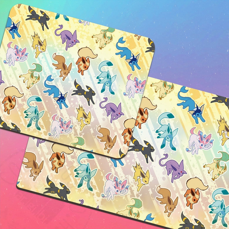 Eeveelutions Mousepad Deskmat Playmat — AR.GI.BI. CREATIVE STUDIO