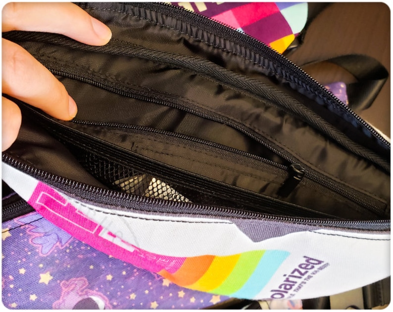 Vulpix and Ninetales Inspired Pattern Fanny Pack