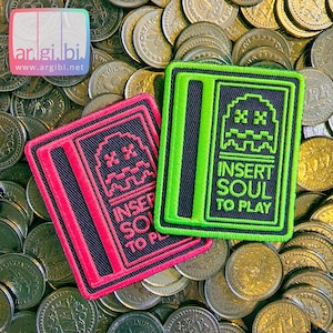 Insert Soul To Play Embroidered Fabric Patch
