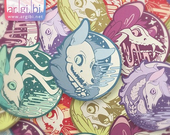Ghost Animal Vinyl Sticker | Glow In The Dark or Normal Vinyl - Laptop Stickers - Water Bottle Stickers
