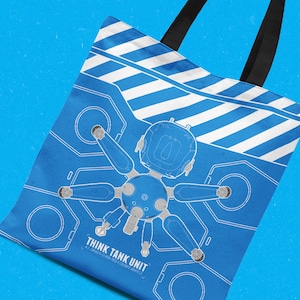 Tachikoma Ghost in the Shell - Reusable Canvas Tote Bag