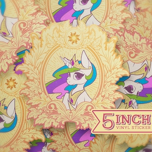 MLP Inspired Vintage Celestia Vinyl Sticker