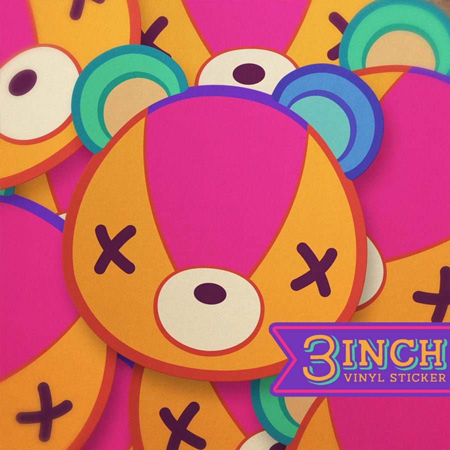 Stitches Vinyl Sticker - Animal Crossing Stickers - Laptop Sticker - …