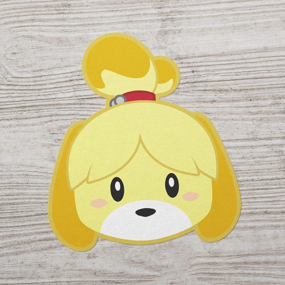 Isabelle Animal Crossing Vinyl Sticker / New Horizons / ACNH