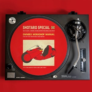 Kaneda's Bike Record Player Slipmat