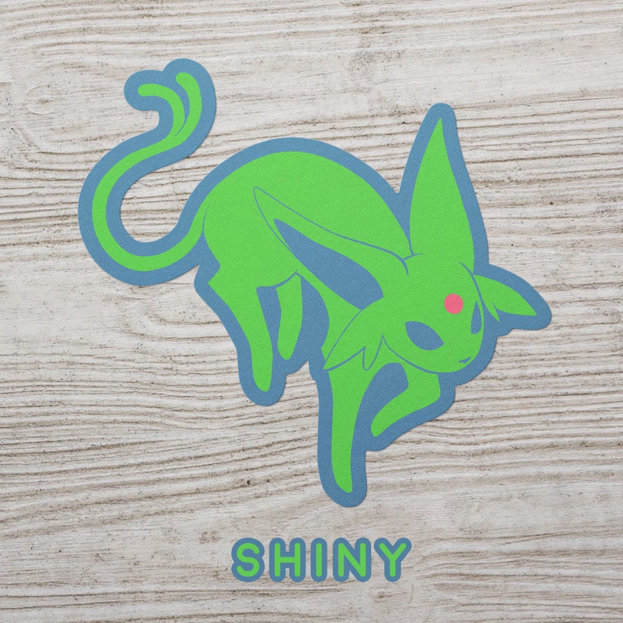 Everon Stickers Eeveelutions Espeon Vinyl Sticker - Laptop Stickers - Water Bottle ...