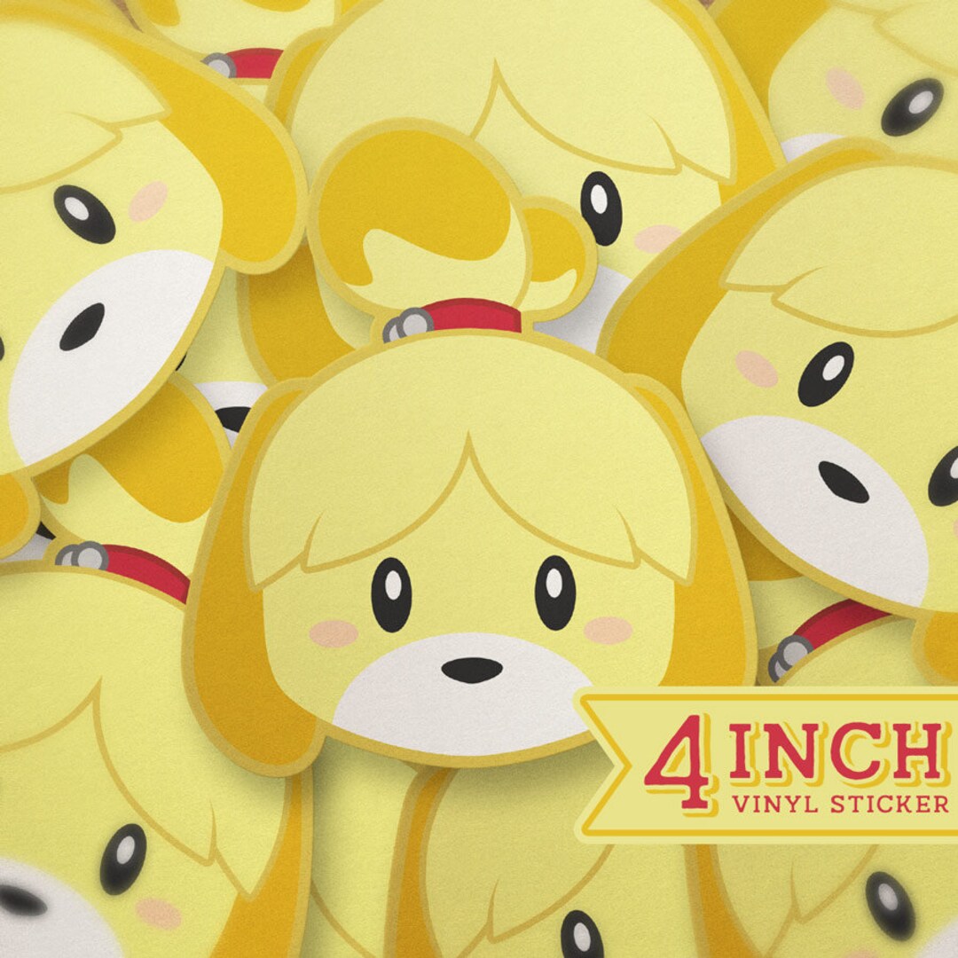 Majestic Isabelle ステッカー Isabelle Animal Crossing Sticker - Etsy